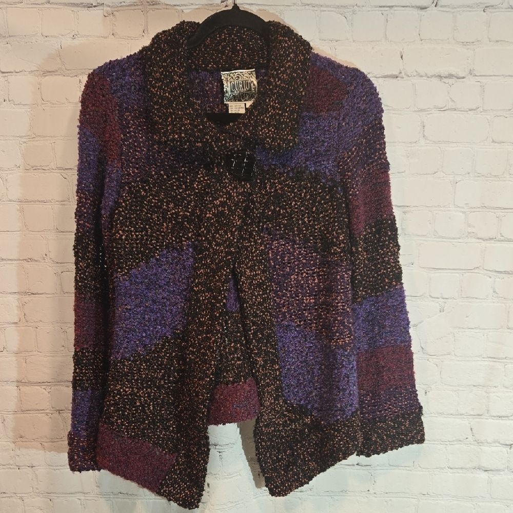 Anthropolgie Curio Chunky Knit Cardigan Sweater Size S